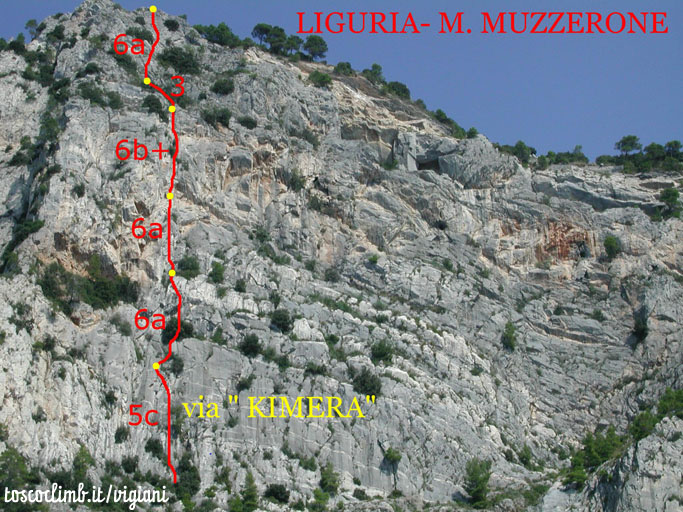 kimera.jpg - Via duretta, più di quello che lasciano intendere i gradi ufficiali. Una buona descrizione su Gulliver http://www.gulliver.it/itinerario/10524/